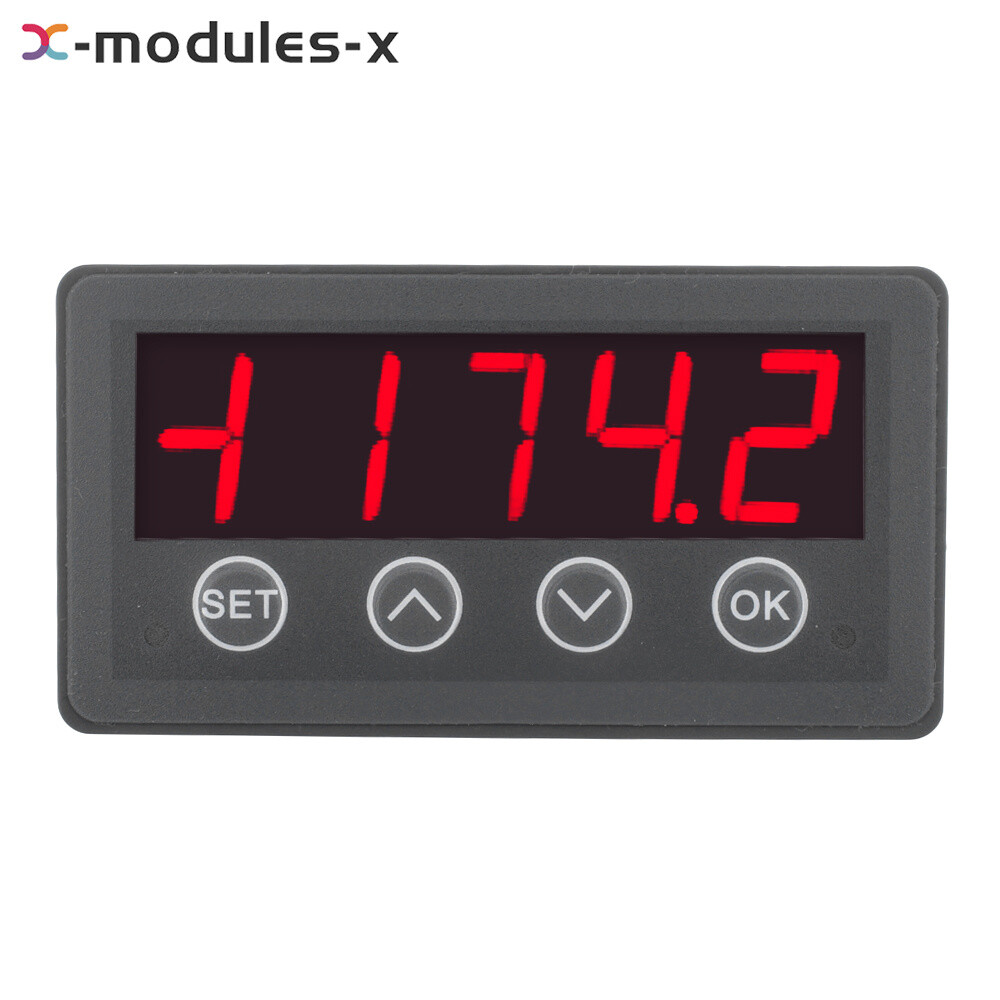 MODBUS-RTU Communication Display Meter RS485 Master-Slave-Monitored DC 8-25V