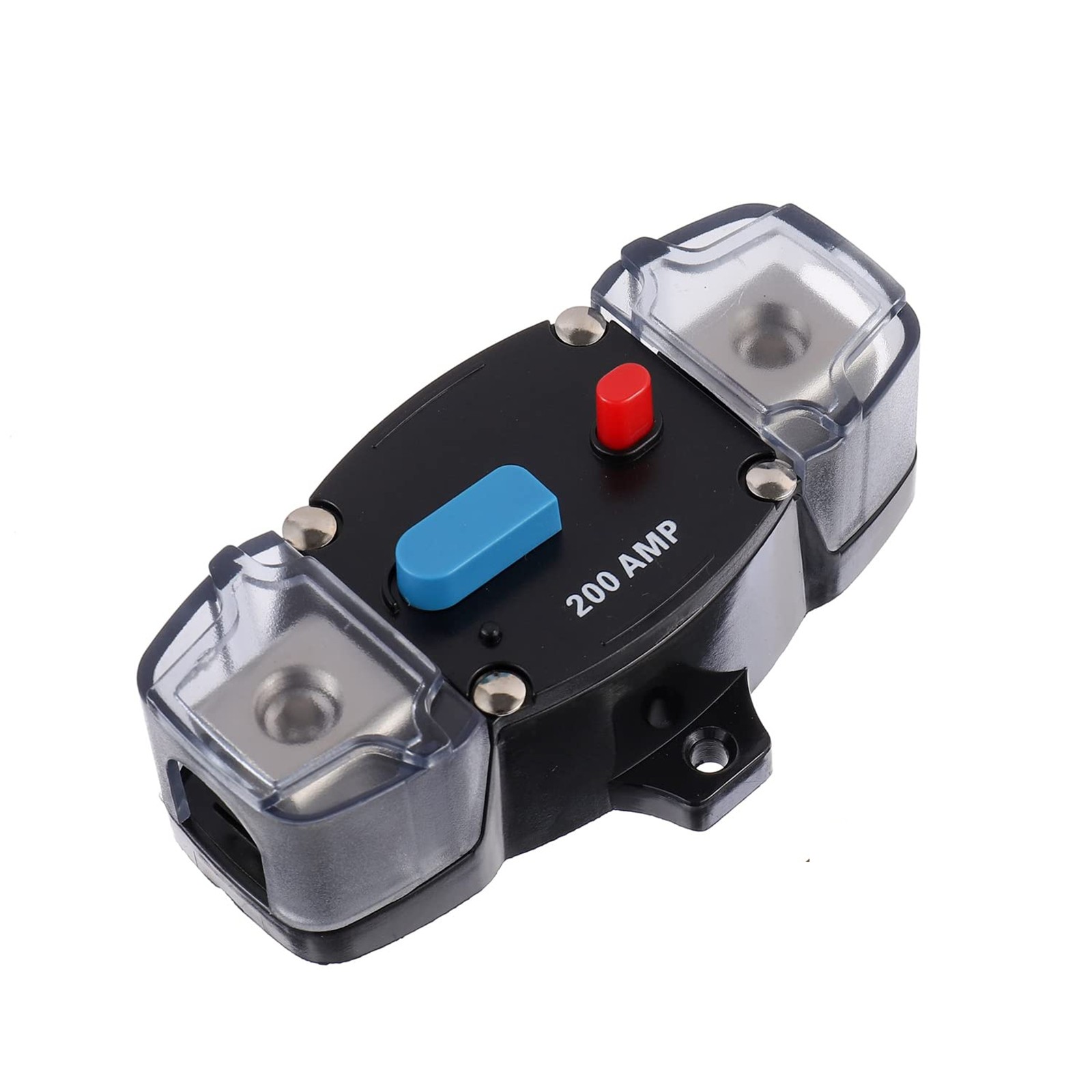 Inline Circuit Breaker w/ Cover Car/Audio/Boat/Solar/Inverter 200 Amp 12-48V DC