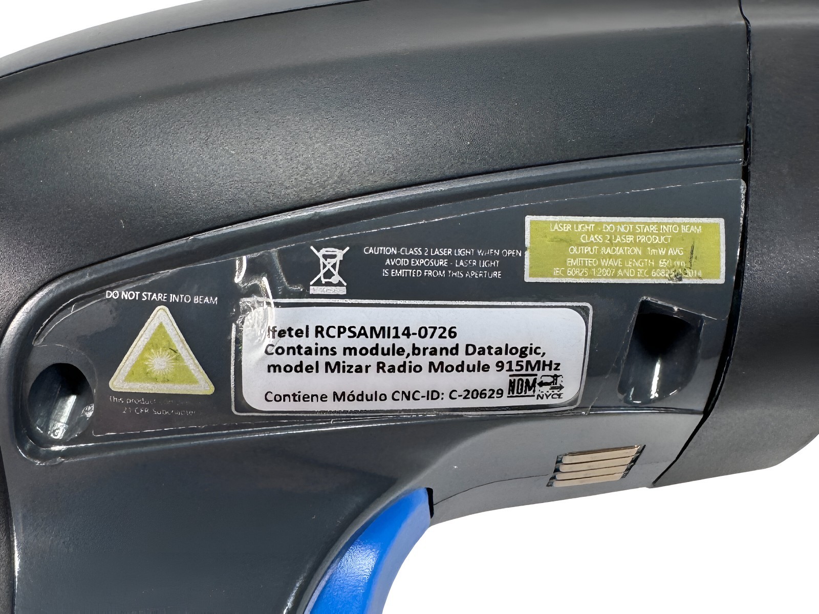 Datalogic POWERSCAN PM9501 Warehouse Radio System Barcode Scanner w/Kit TESTED