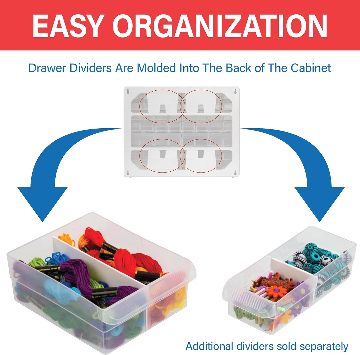 16-Drawer Plastic Storage Cabinet, 10.5″W X 6.5″D X 8.5″H, Black | Plastic Cabin