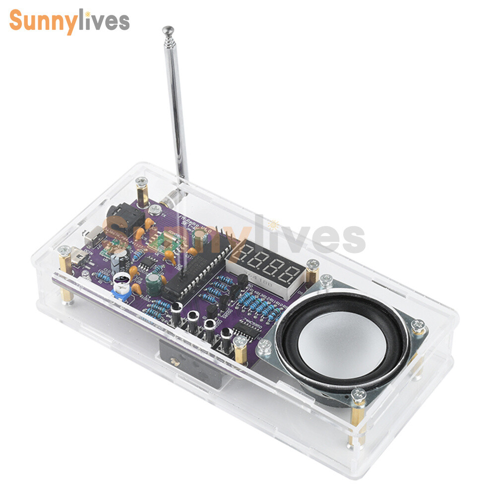 Digital Tube FM Radio Electronic Kit DIY Soldering Practice Kit 87.5MHz~108MHz