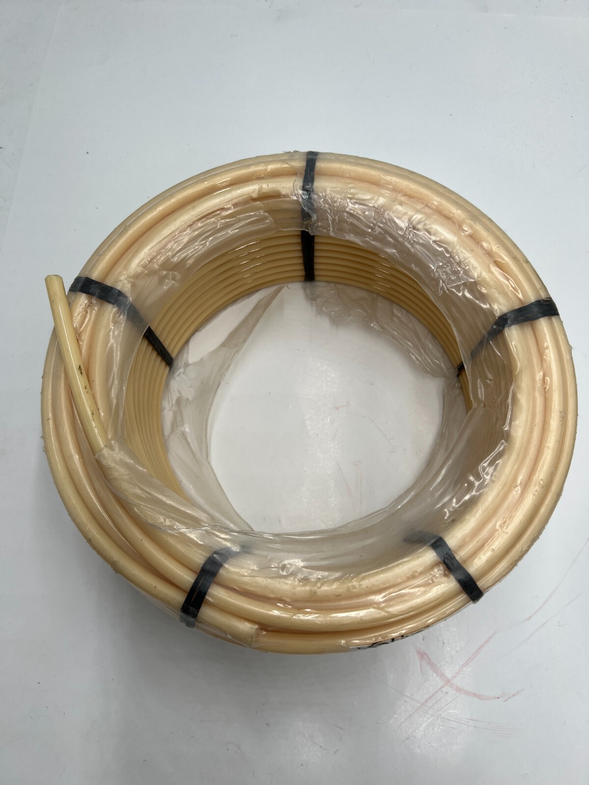 Volta PU Conveyor Thermoplastic Round Belt RMW-8-95A-BEIGE, 30.5m/ 100ft