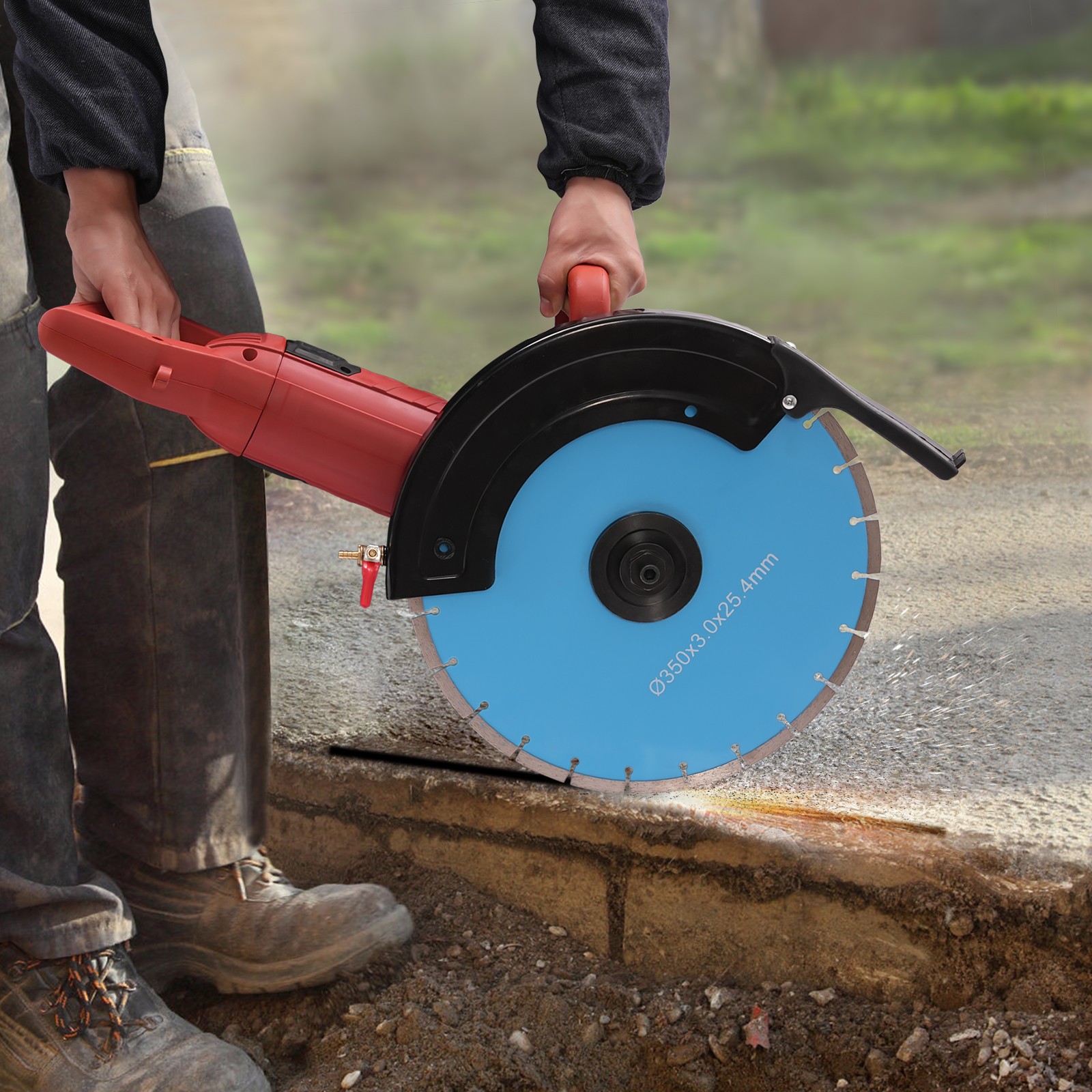 Cutting Machine Circular Concrete Cut Off Saw Cutter Wet Dry Masonry Brick