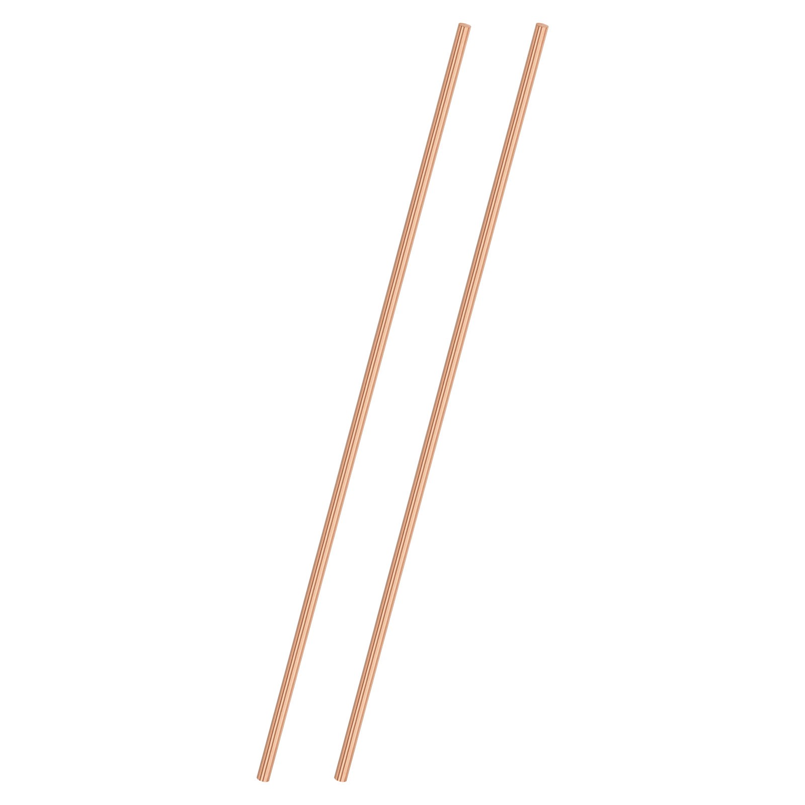 2-Pack Copper Round Rod 4mm x 250mm T2 Copper Stock