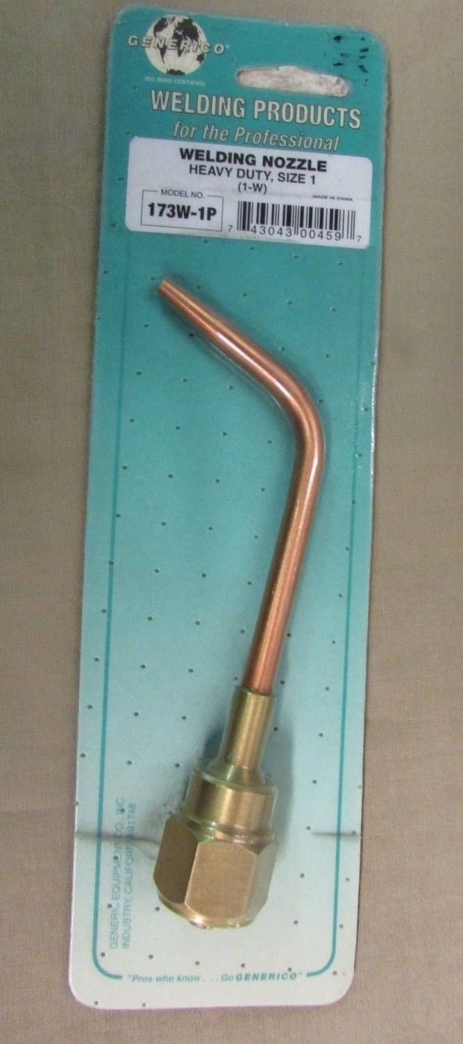 New Generico Genstar Heavy Duty Welding Nozzle 173W-1P Size 1 (1-W)