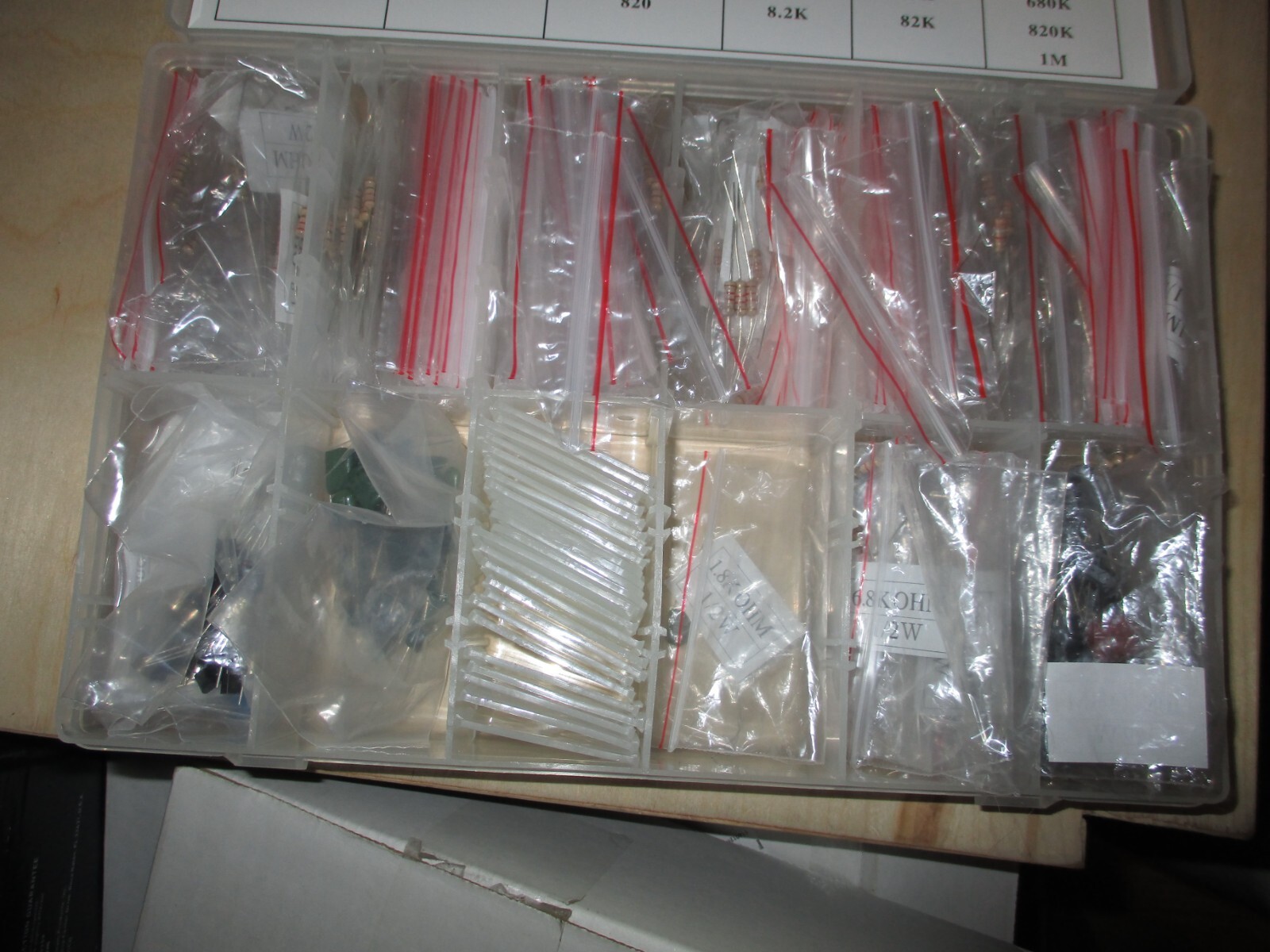 ELECTRONIX EXPRESS ½ Watt Resistor Kit and Extra Capacitors