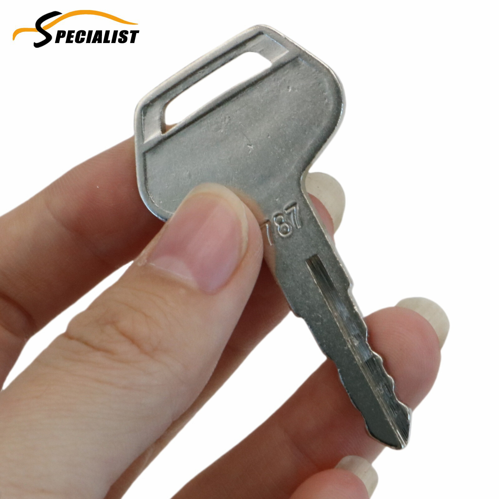 10pcs Keys 787 For Komatsu Heavy Equipment Key Excavator Dozer Loader Backhoe