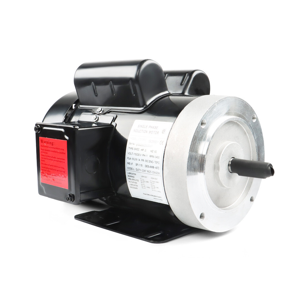 2HP 115/230V General Purpose Motor 3450RPM Electric Motor 56C Single Phase New