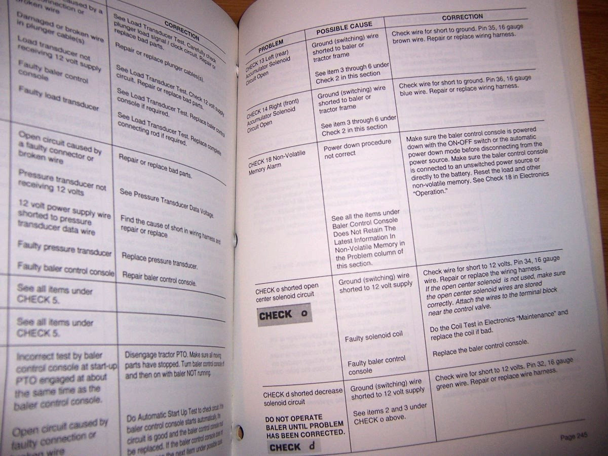 Case IH 8580 Rectangular Baler & Accumulator OPERATORS Manual, Very Clean