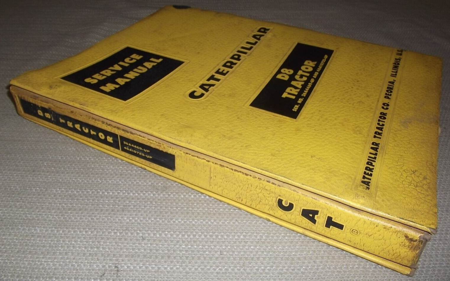 CAT CATERPILLAR D8 D8H TRACTOR DOZER SERVICE SHOP REPAIR MANUAL BOOK 36A 46A