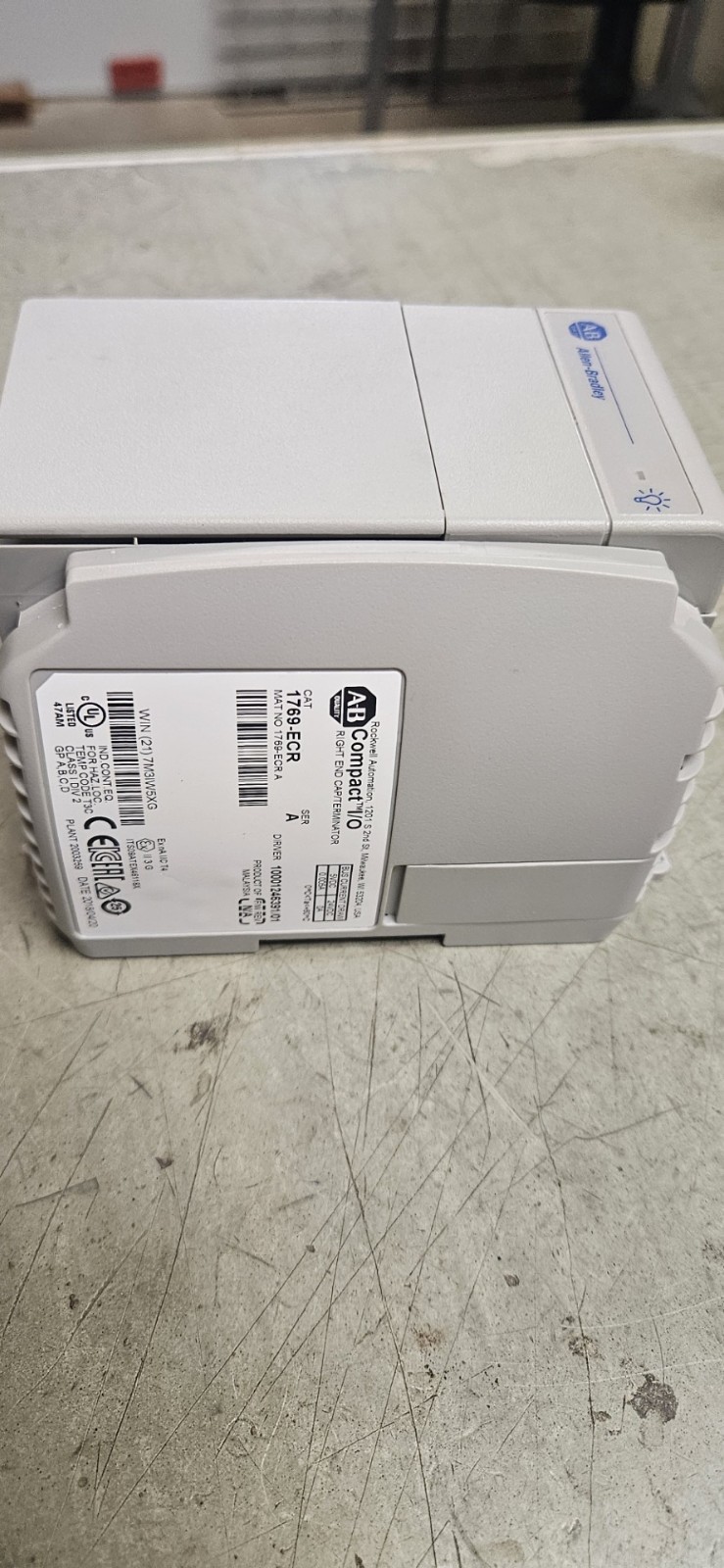 Allen-Bradley Compact I/O Power Supply Module 1769-PB2 24VDC 19.2W & 1769ECR