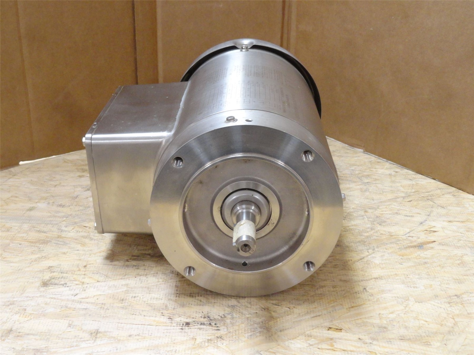 251414 Old-Stock; Baldor VFSWDL3504 AC Motor; SS; 1/2HP; 115/230V; 1800RPM; 3PH