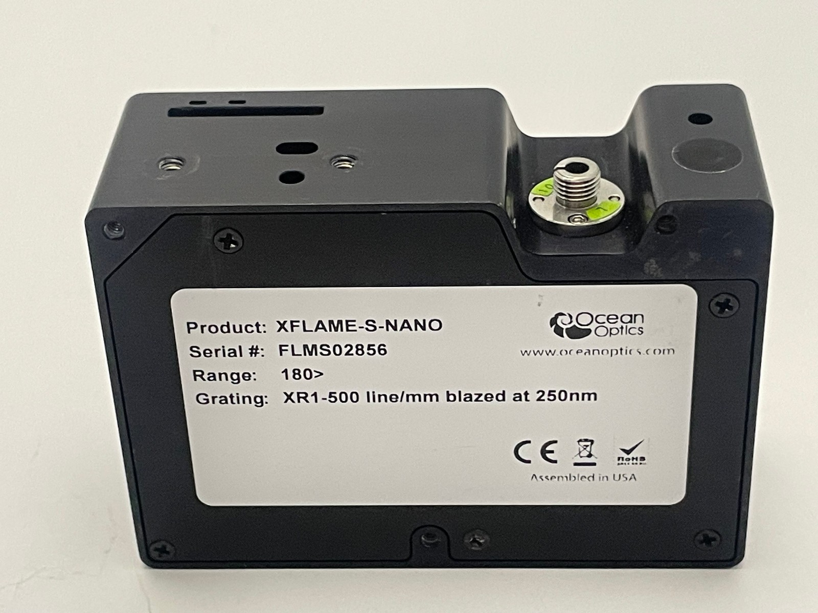 Ocean Insight Ocean Optics FLAME-S UV-VIS-NIR USB Spectrometer – EXTENDED RANGE