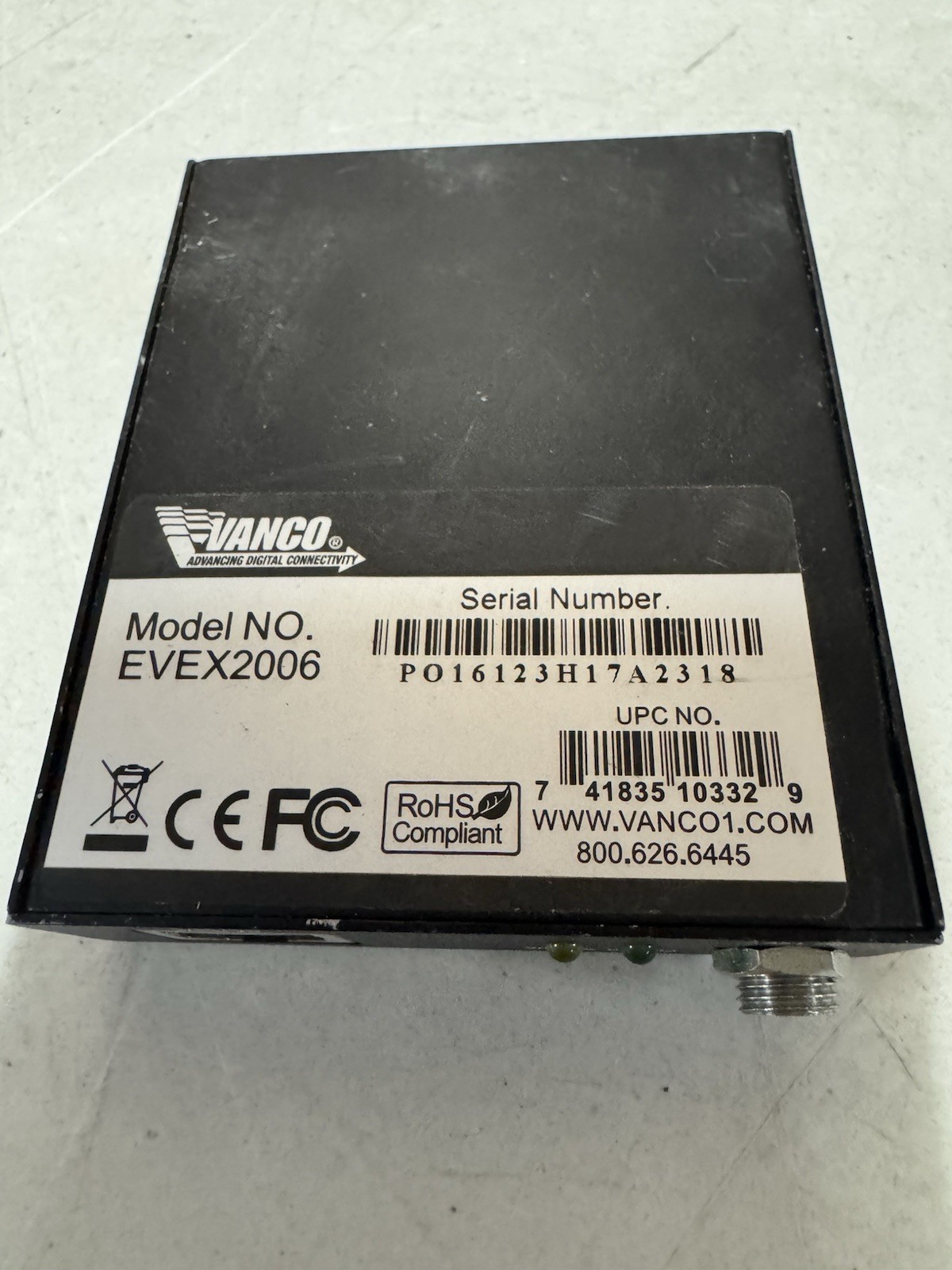 Vanco Evolution EVEX2006 HDMI Extender Receiver Over Cat5e/Cat6 PoE