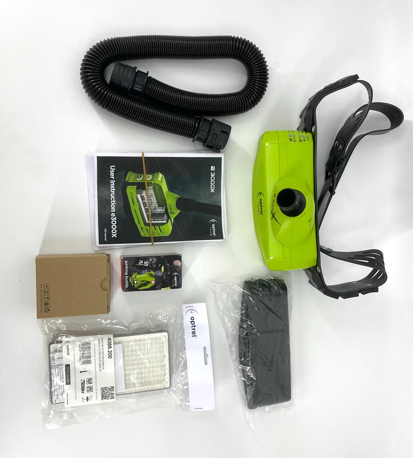 NEW OPEN BOX: Optrel E3000X PAPR Series 4553.100 (E3000X Blower Only)