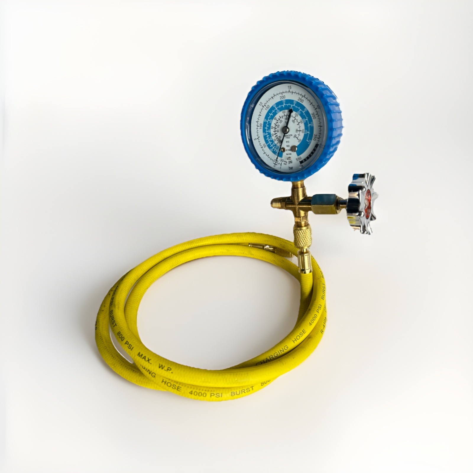 Combo R410a R22 Single Manifold Gauge Kit Testing Charging Air Condition & Hose