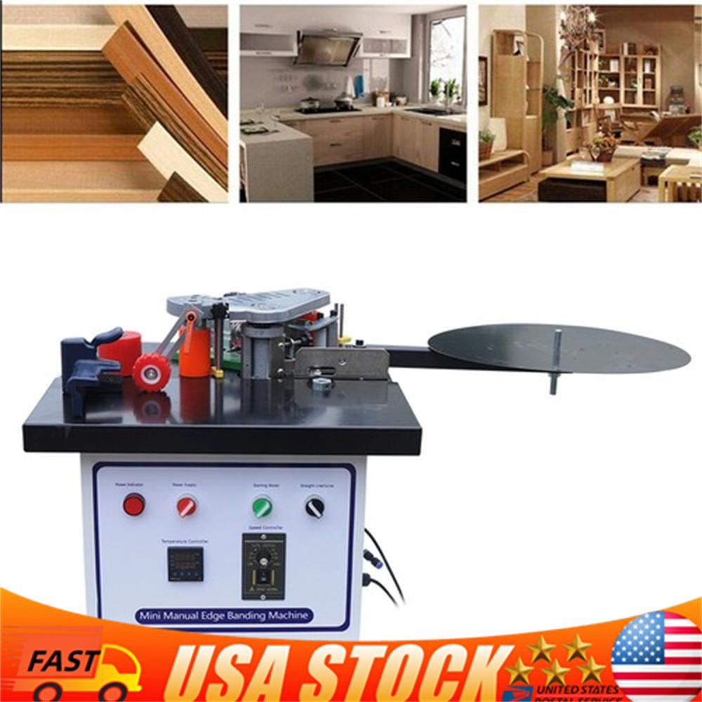 Woodworking Edge Bander Machine Self Cutting Double Gluing Edge Banding Machine