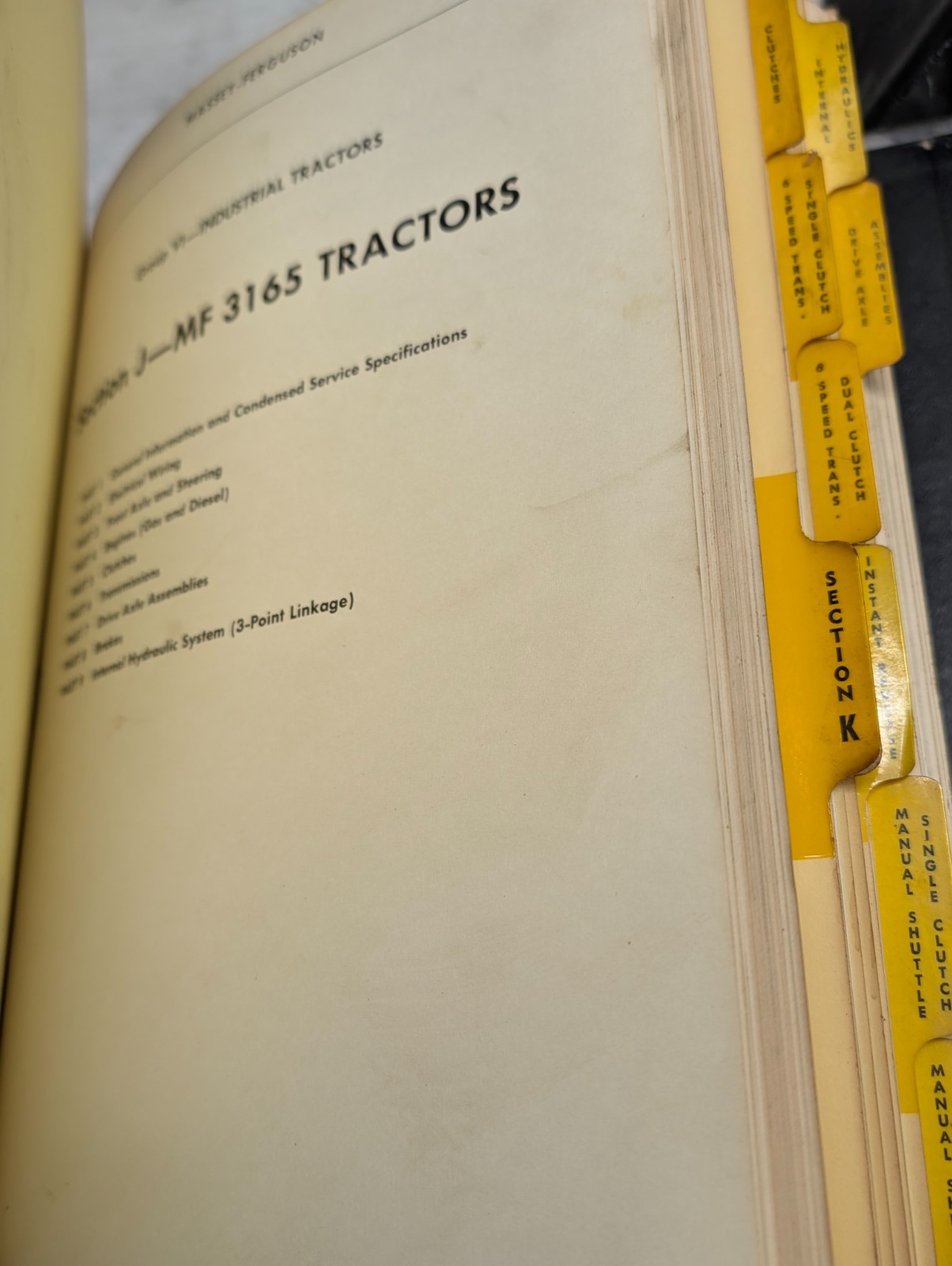 Massey-Ferguson Technical Maintenance Service Manual 5 Volumes Tractors+ MF 1969