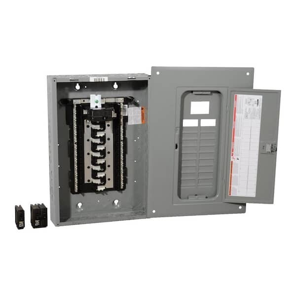 Square D 100 Amp 40 Circuit 20 Space Indoor Main Breaker Box Panel Load Center