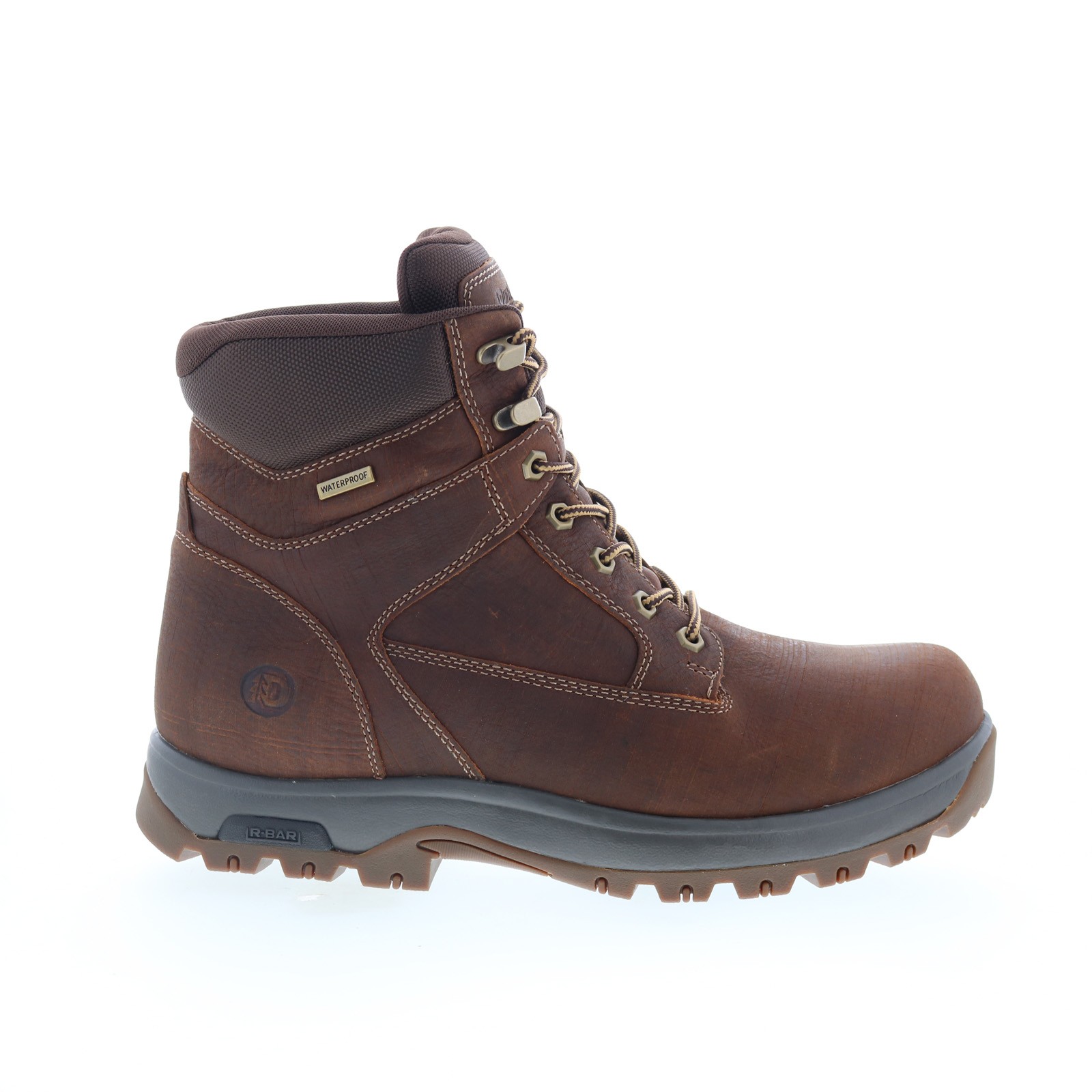 Dunham 8000 Works WP 6″ Plain Toe Mens Brown Extra Extra Wide 6E Work Boots