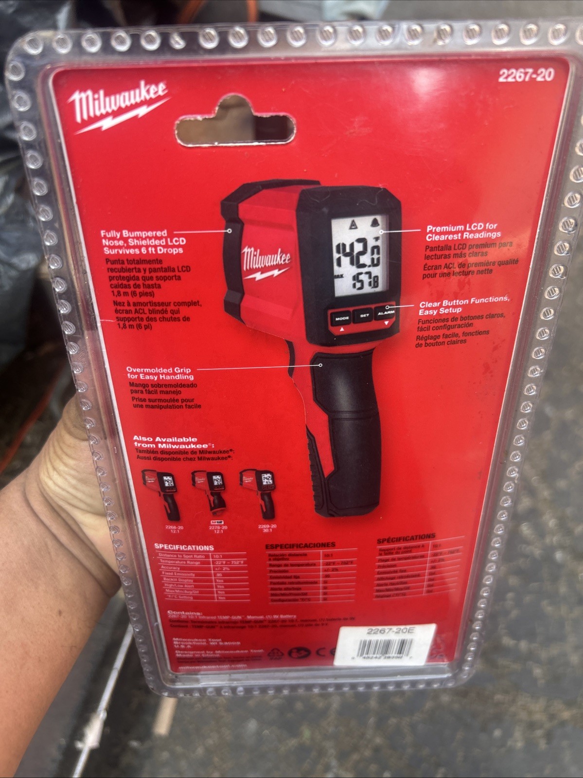 Milwaukee 2267-20E 10:1 Infrared Temp-Gun NEW