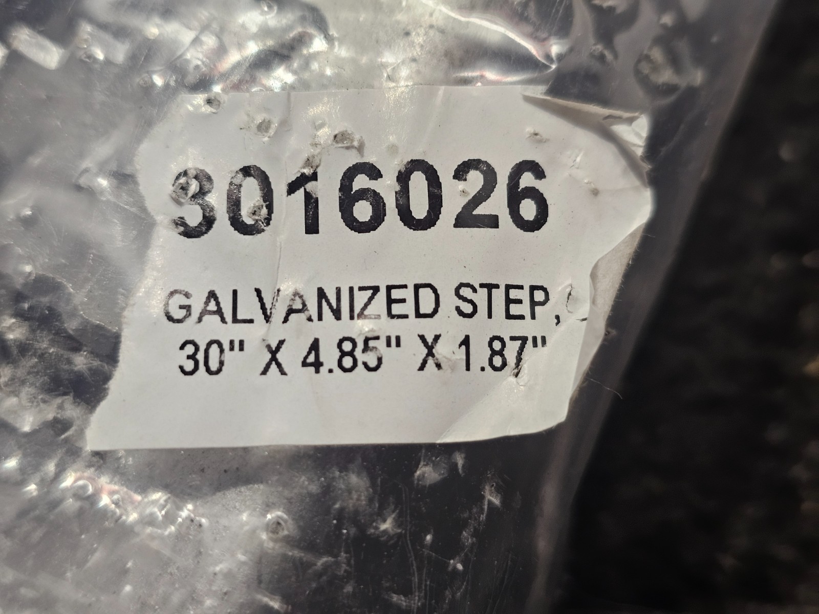 Buyers Products Company 3016026 30″ x 4.85″ x 1.87″ Galvanized Step