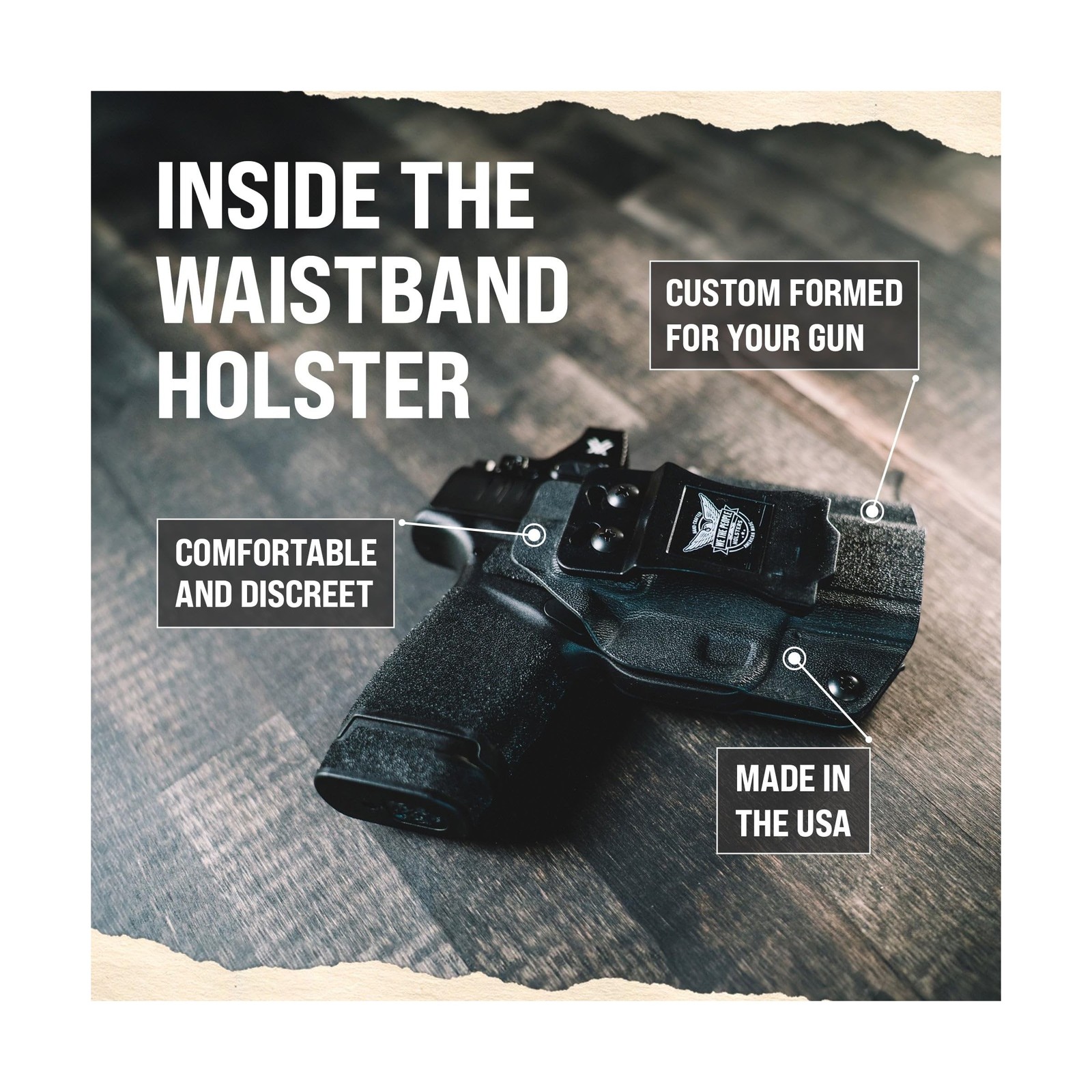 We The People Holsters – Aqua – Inside Waistband Concealed Carry – IWB Kydex …