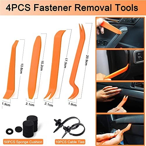 1240PCS Car Retainer Clips Kit- 32 Sizes Push Trim Fasteners & Remover Tool