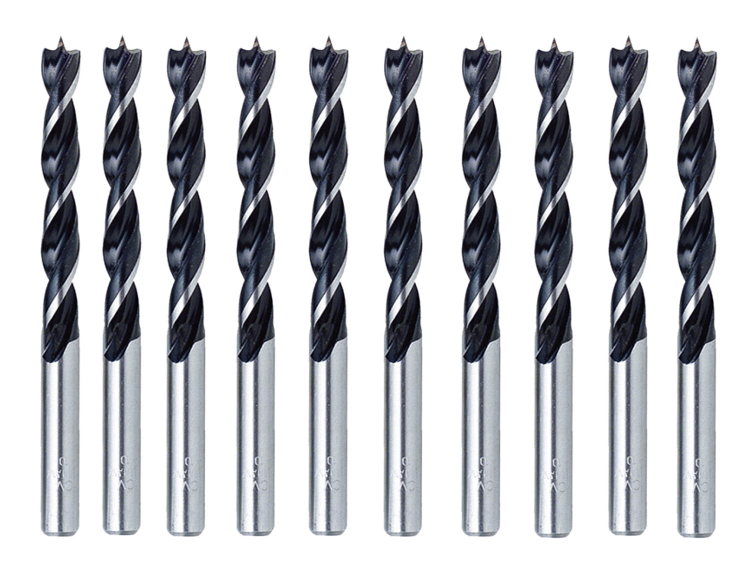 10Pcs 1/4″ Wood Brad Point Drill Bit Woodworking Drills for Hardwood Softwood