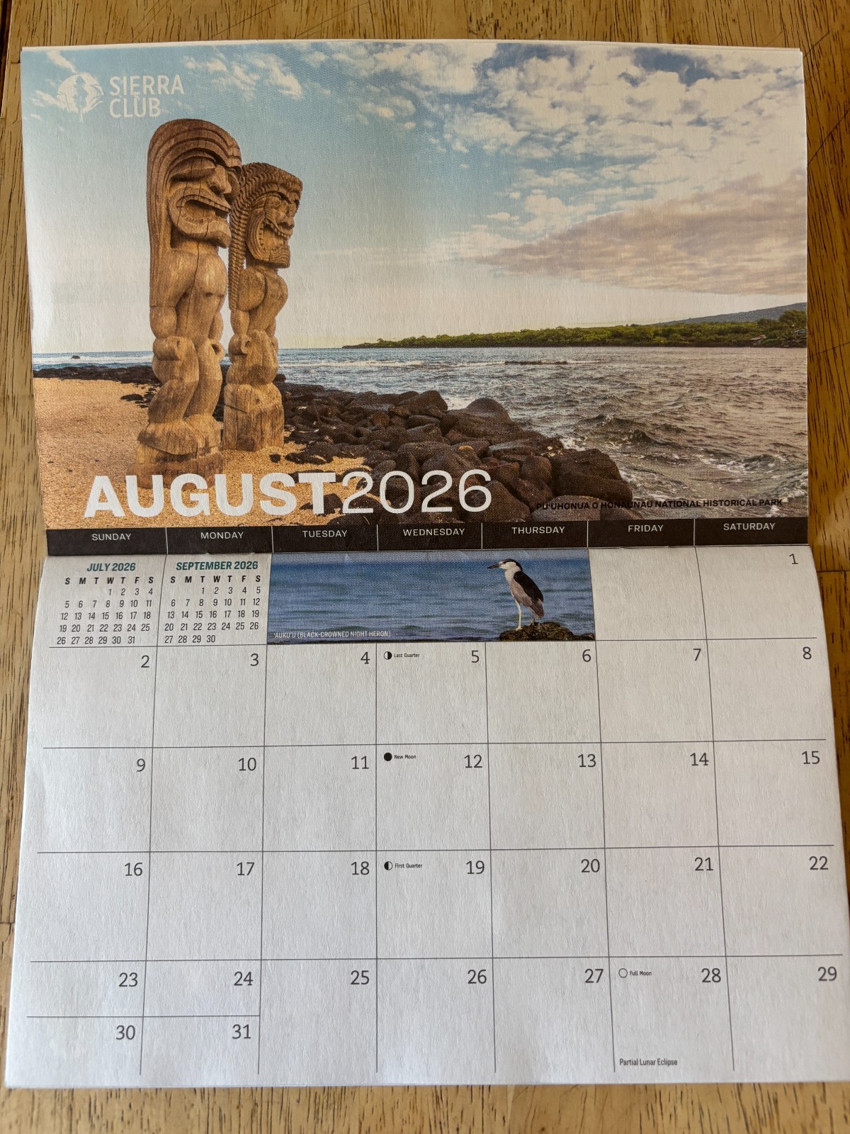 Sierra Club – Wildlife & Wetlands -2026-2027 Small ACADEMIC Calendar – 12 Months