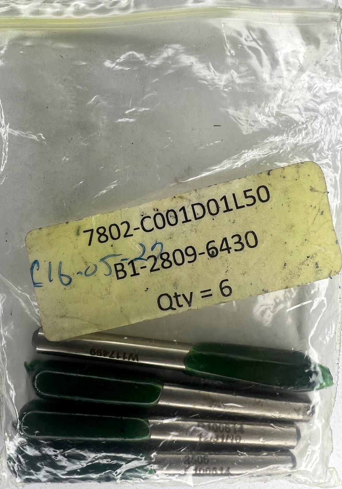 ONE(1) JARVIS Cylindrical Rotary File 1/4″x1″ Standard Cut 1/4 Shank 2506 100614