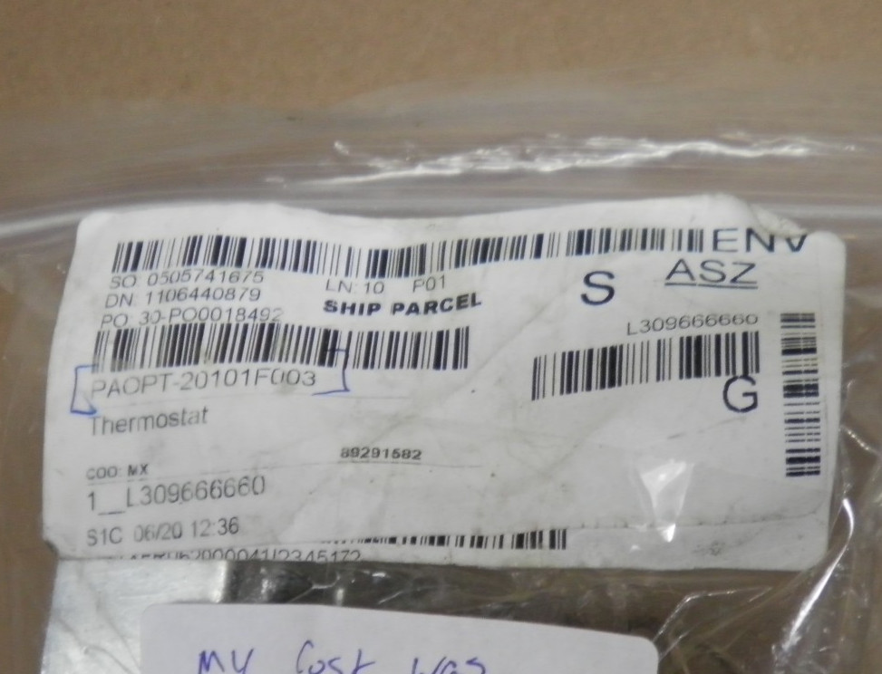 Patriot Cooking Thermostat PT-20101F003 – Genuine OEM Replacement Part