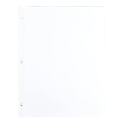 Heavyweight bond for added strength.Pre-punched holes for us…