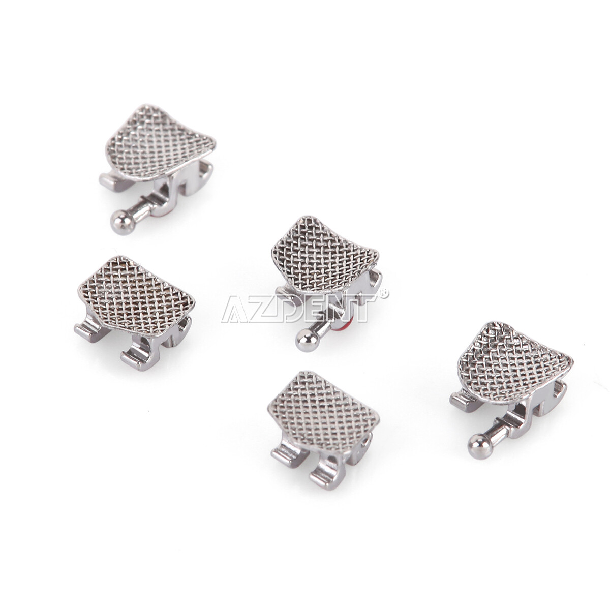 20pcs/bag Dental Ortho Brackets Standard/Mini MBT/Roth 018/022 Hook 3/345 AZDENT