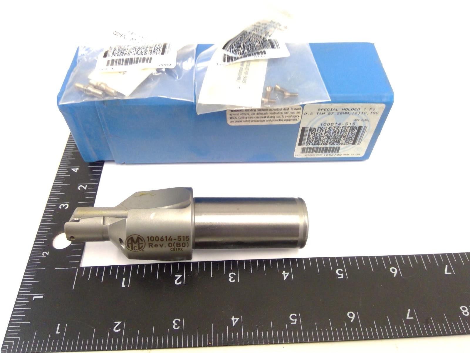 NEW Amec 0.5 TAH 57.25mm, (2)IC TSC Combo Tool Drill And Chamfer MC599X001970197