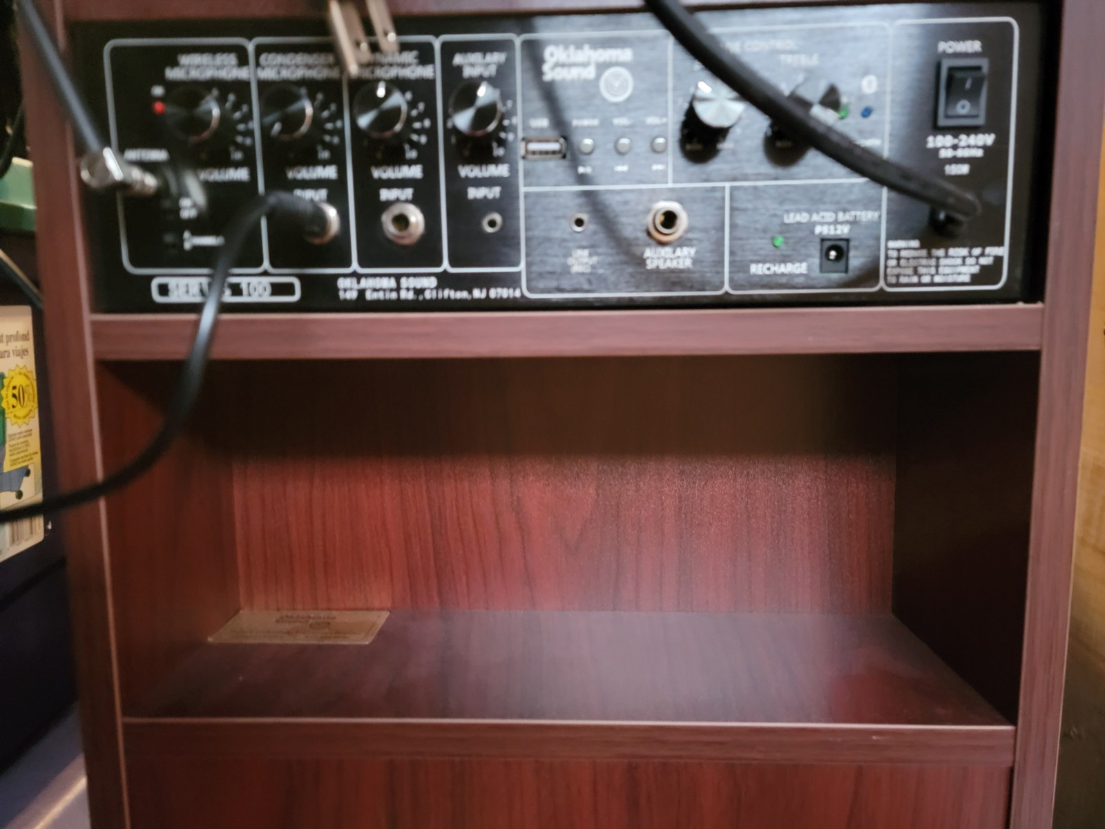 Oklahoma Sound 111 PLS- Lectern, Mahogany NEW!