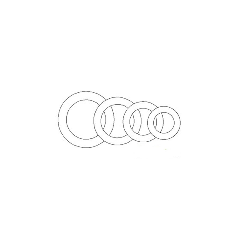 1-5/8 I.D. X 2-3/8 O.D. Narrow Rim Machine Bushing 14 Gauge BR26M