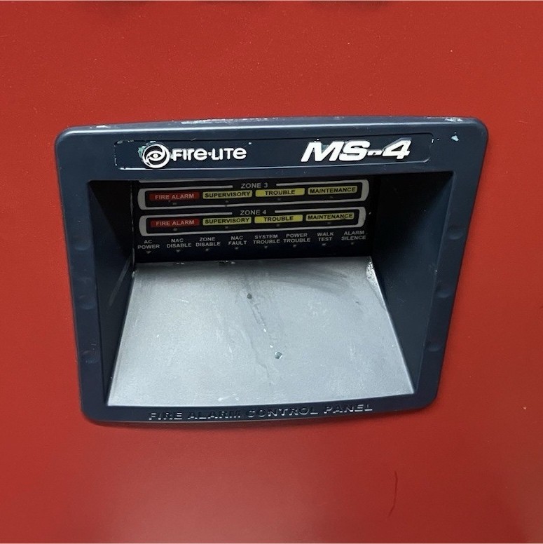 Fire-Lite MS-4 Fire Alarm Control Panel Fire Alarms MS-4PCA