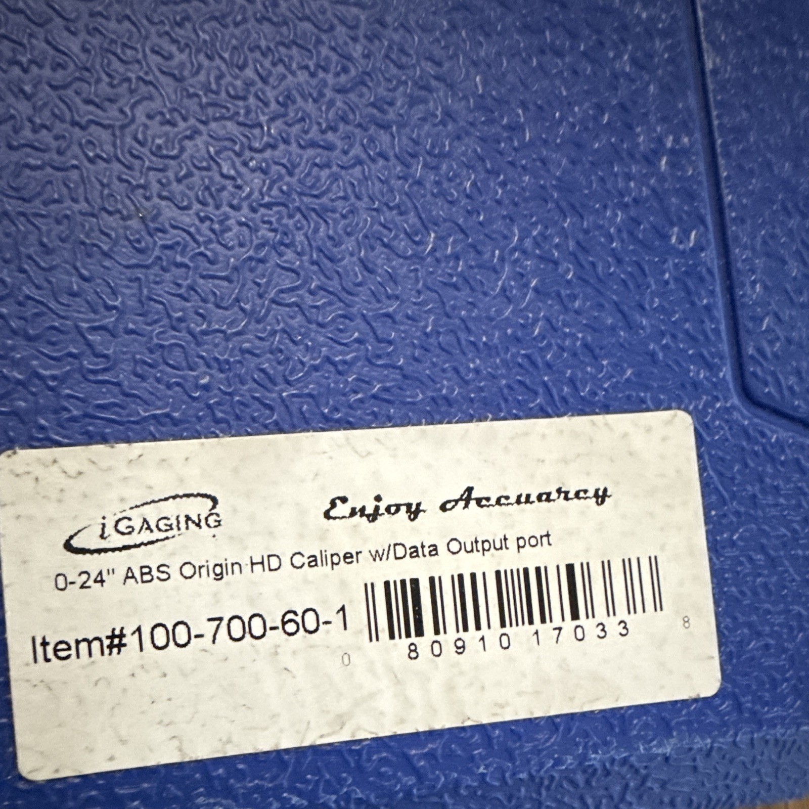 iGaging 0-24 in ABS Origin-HD Digital Caliper w/ Data Output, 100-700-60-1
