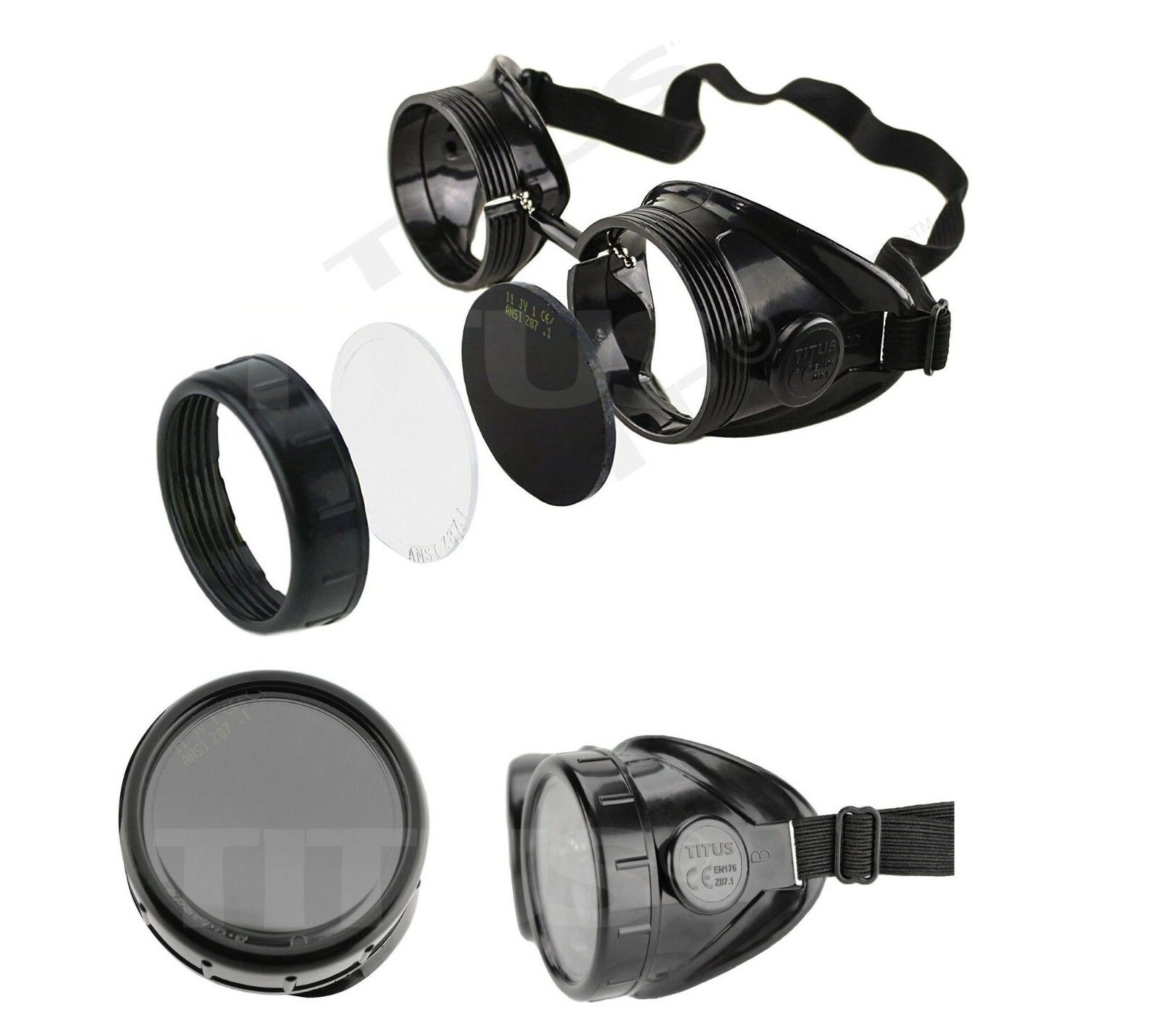 Titus #14 Welding Eye Protection Goggles Glasses Arc Mig Tig Laser Mechanic Tech