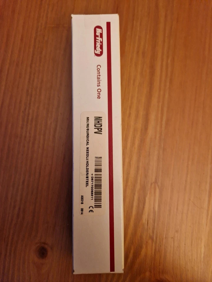 Hu Friedy Micro Straight Castro Needle Holder Diamond Dusted 18cm 7″ (NHDPV)