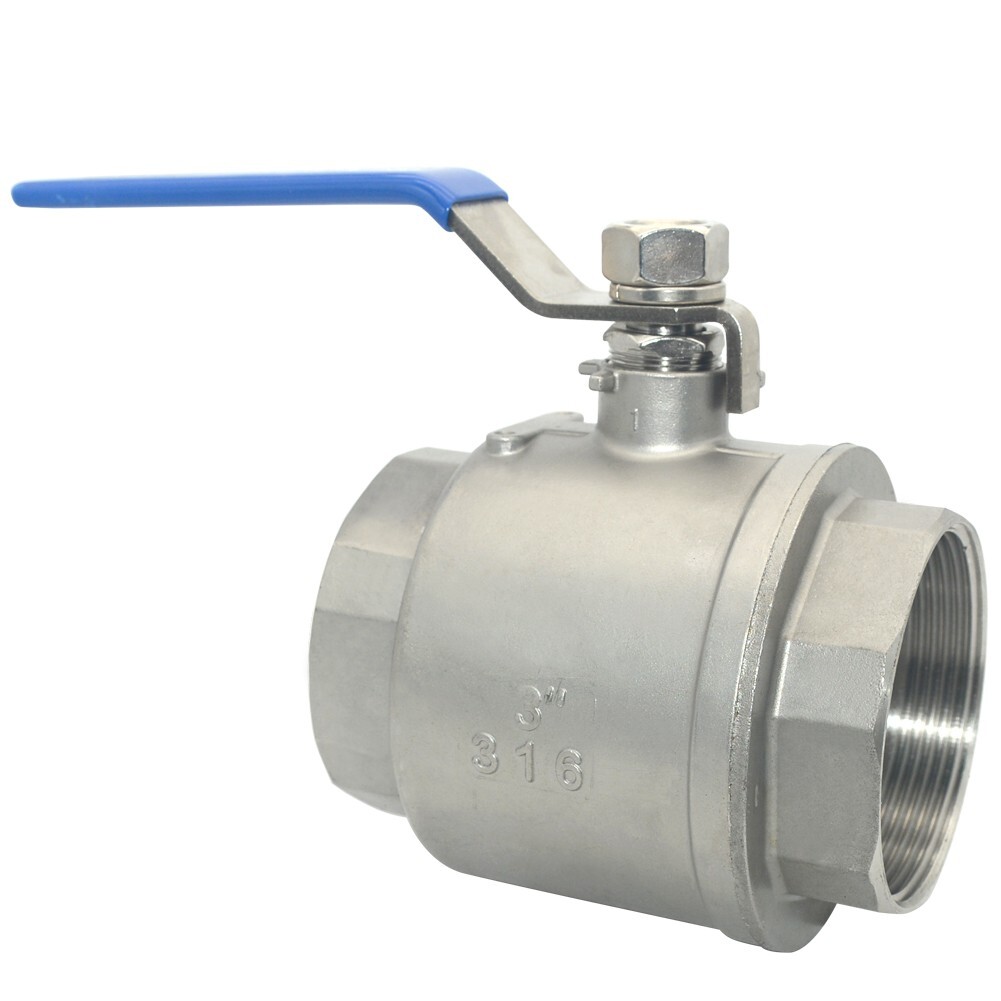US STOCK 3″ 3 in NPT Threaded Full Port Ball Valve Stainless Steel SS 316