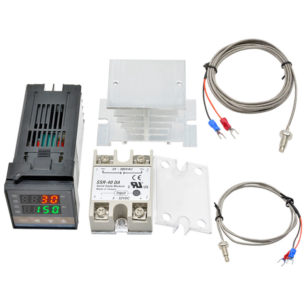 REX-C100 Digital Thermostat temperature Controller SSR Output K Thermocouple