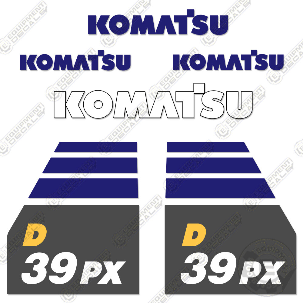Fits Komatsu D39PX-23 Decal Kit Dozer Sticker Replacements D39PX-24