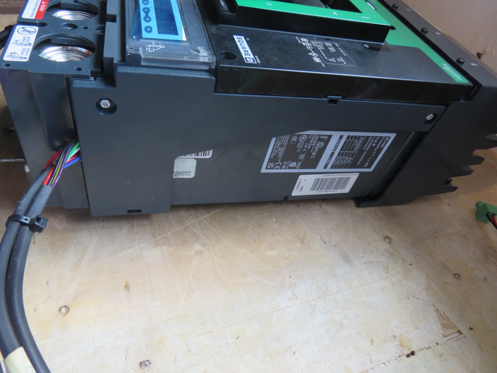 SQUARE D POWER PACT LJA36400 400A,3P, 600V I-LINE CIRCUIT BREAKER