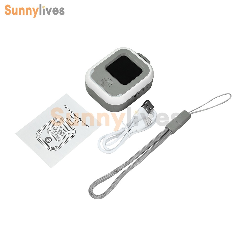Air Quality Monitor 3-in-1 Carbon Monoxide Detector Temperature Humidity Alarm