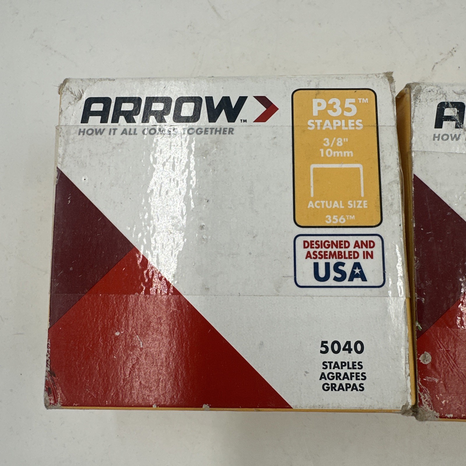 356 Arrow P35 & P35S 3/8″ staples – 2 Packs – 10080 Staples Total