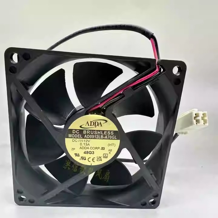 ADDA 9225 AD0912LB-A70GL 92*25MM 12V 0.13A 2-Pin Cooling Fan