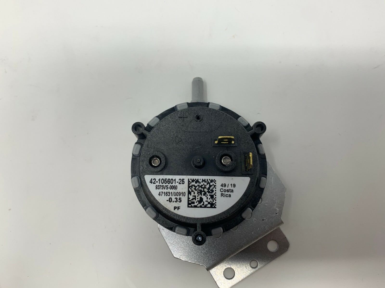 NEW Rheem-Ruud 42-105601-25 -.35″WC SPST PRESSURE SWITCH
