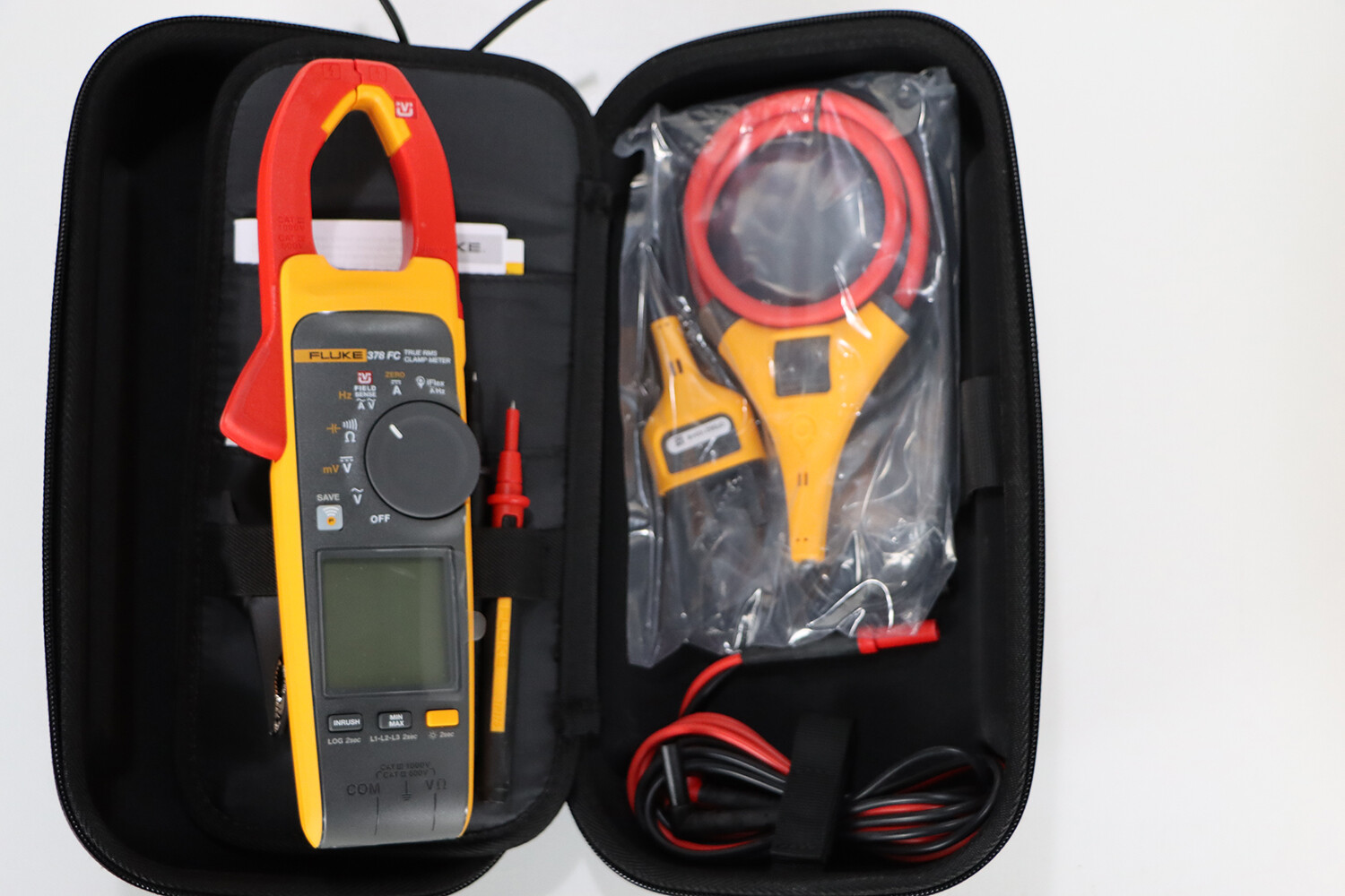 Fluke 378FC AC/DC TRMS Non-Contact Voltage Wireless Clamp w/PQ Indicator & iFlex